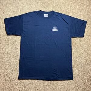 Vintage 90s Toronto Maple Leafs Embroidered T Shirt Men's XL Navy Blue